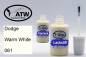 Preview: Dodge, Warm White, 061: 20ml Lackstift + 20ml Klarlack - Set, von ATW Autoteile West.